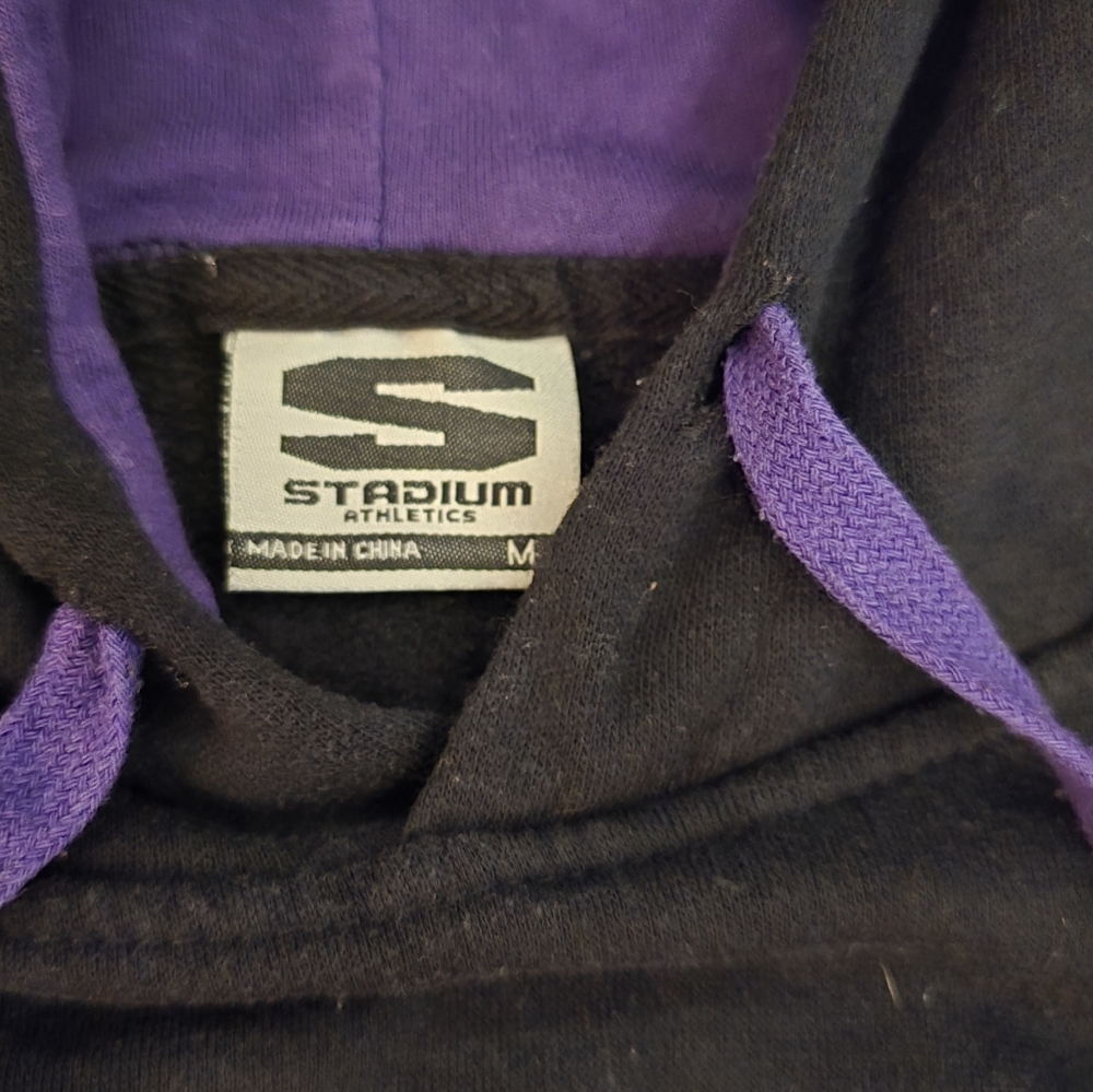 🔥🔥TCU Horned Frogs Black and Purple Graphic Hoodie🔥🔥Size M - Picture 4 of 7